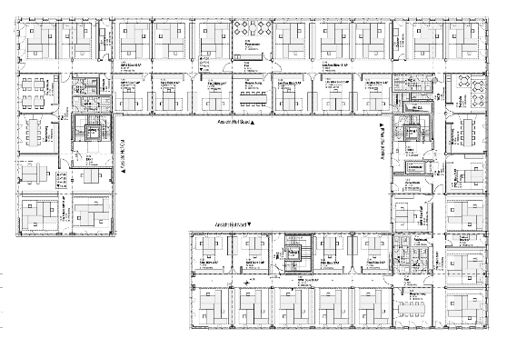 Astyx Campus Ostgebäude_Grundriss 1.OG